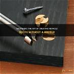 how to make a keyhole slot without a router
